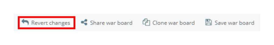 Class Charts revert changes button