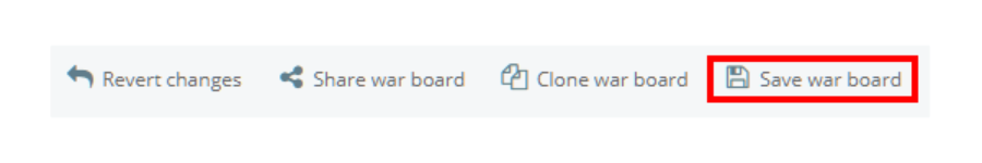 Class Charts save war board button