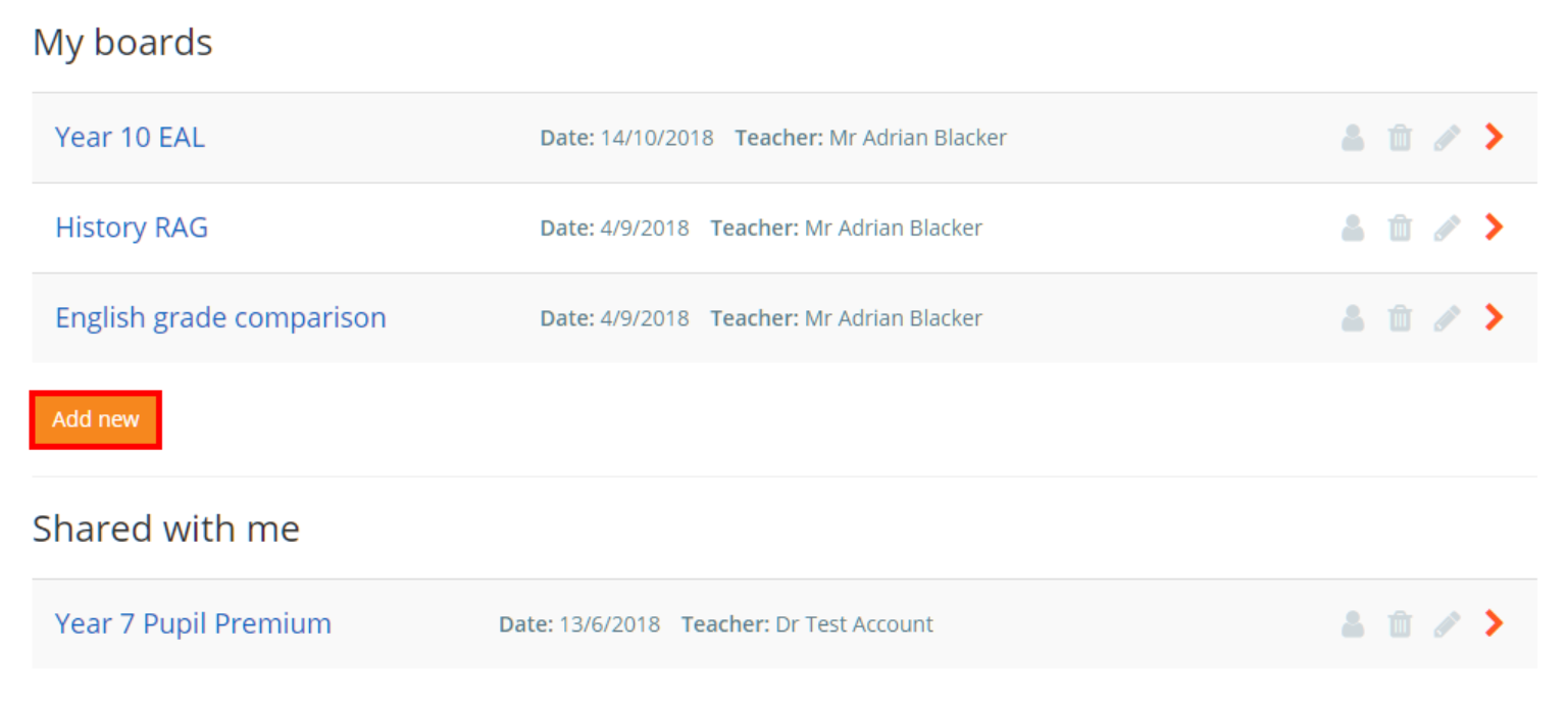 Class Charts add new war board