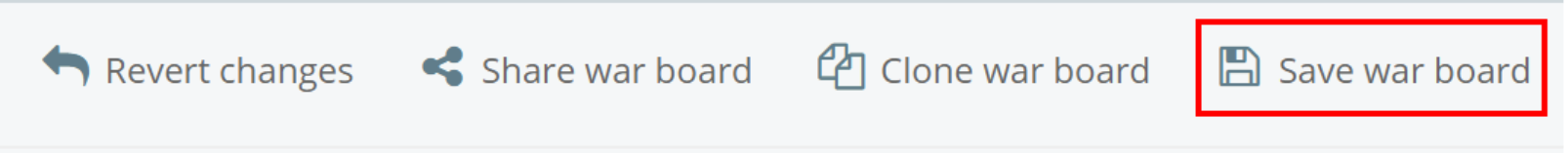 Class Charts save war board button