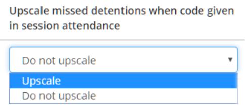 Class Charts upscale missed detentions