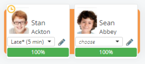 Class Charts late example