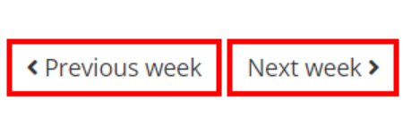 Class Charts previous week next week buttons