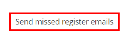 Class Charts send missed register emails buttons