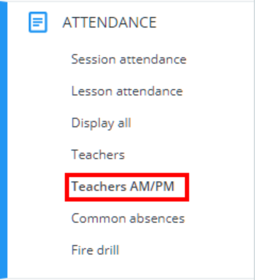 Class Charts teachers AM PM setting
