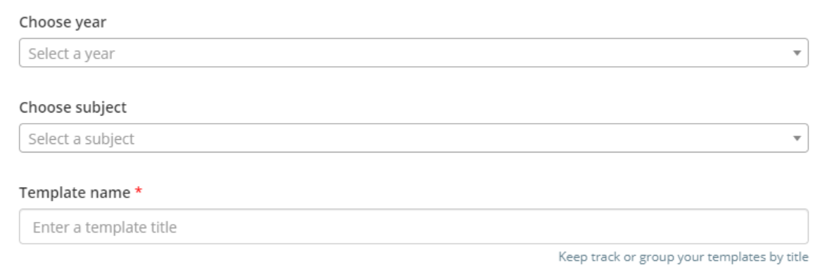 Class Charts calendar template new options