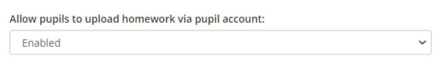 Class Charts Allow pupils to upload homework via pupil account