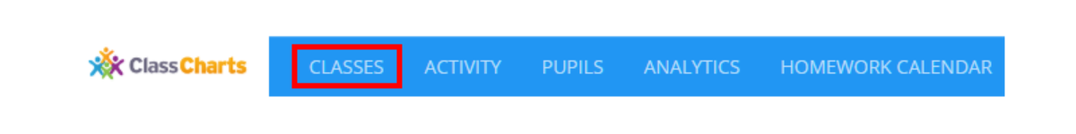 Class Charts classes button