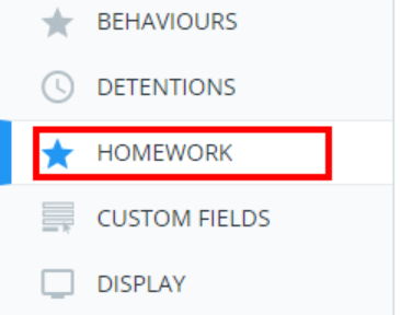 Class Charts homework button