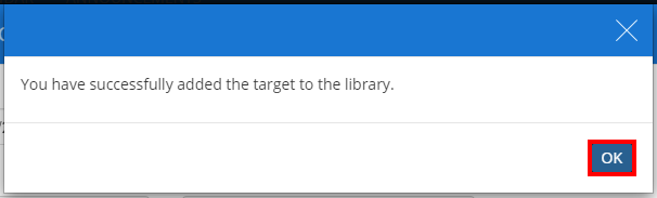 Class Charts saved target confirmation popup