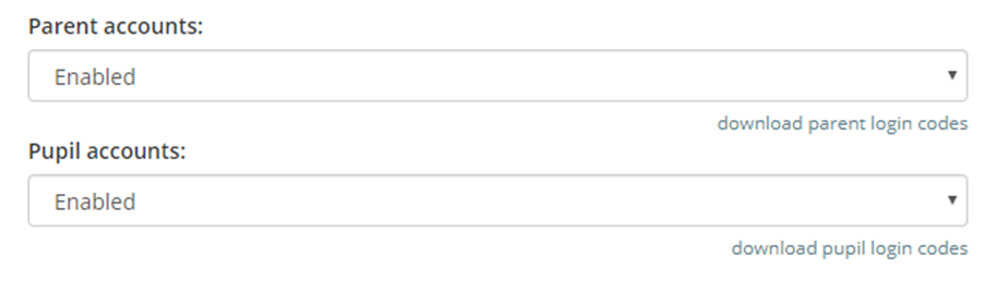 Class Charts enabling options