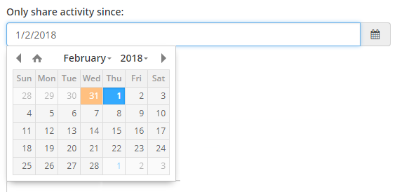 Class Charts only share activity since