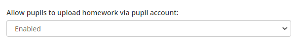 Class Charts Allow pupils to upload homework via pupil account