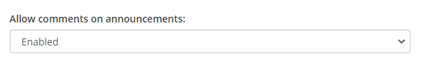 Class Charts allow comments on announcements