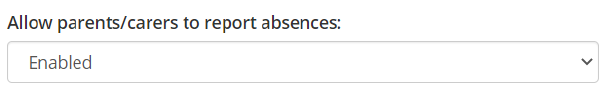 Class Charts allow parents carers to report absences