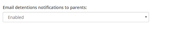 Class Charts email detentions notifications to parents