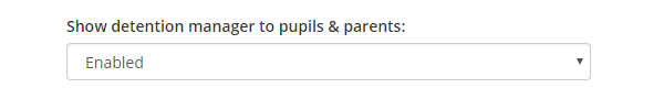 Class Charts show detention manager to pupils and parents