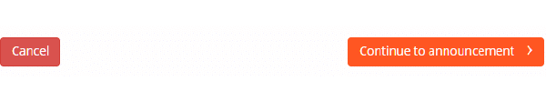 Class Charts cancel and continue announcement buttons