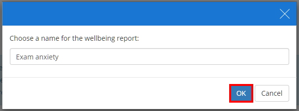 Class Charts save wellbeing report