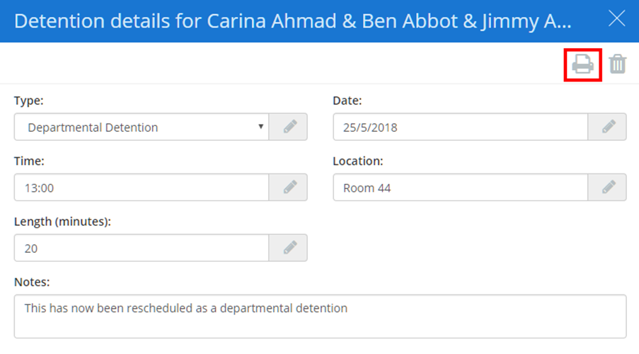 Class Charts edit multiple print