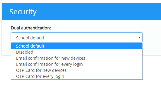 Provision Map dual-authentication-settings