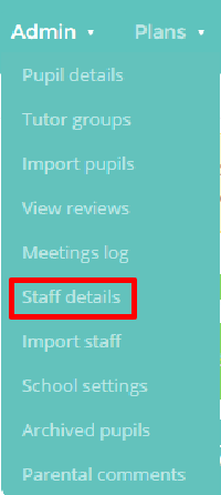 Provision Map staff details button