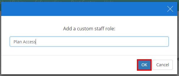 Provision Map add a new role pop-up