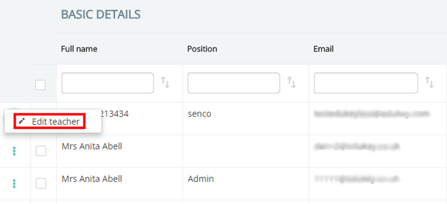 Provision Map edit teacher button