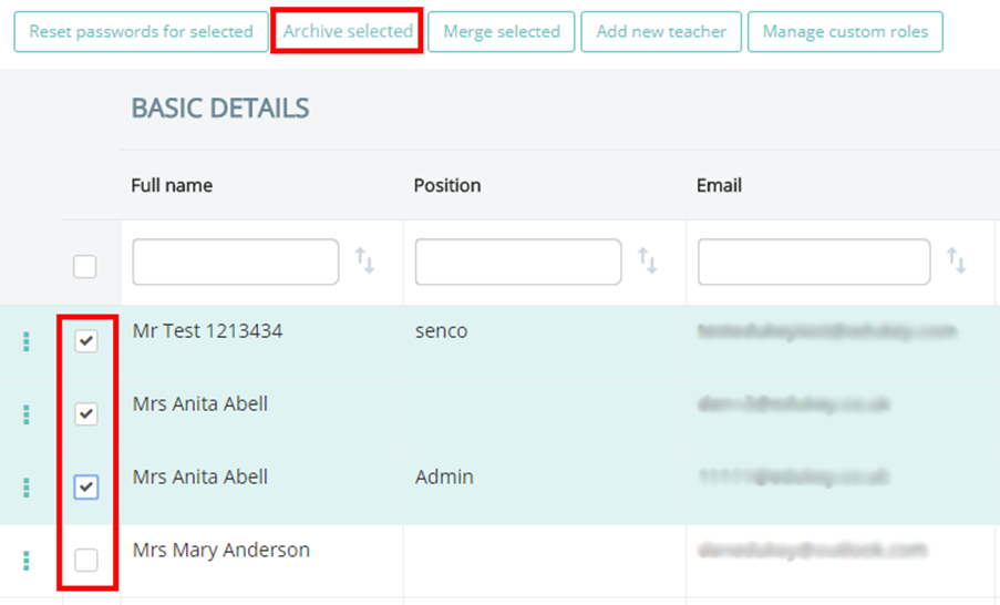 Provision Map archive_selected_button