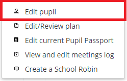 Provision Map How to archive pupils