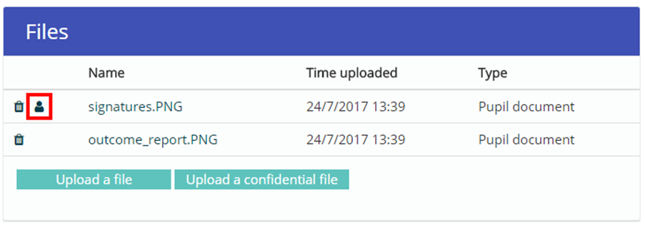 Provision Map file share button