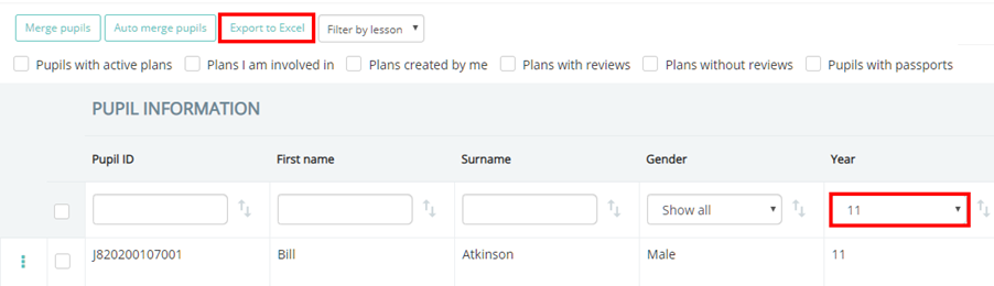 Provision Map export_leavers
