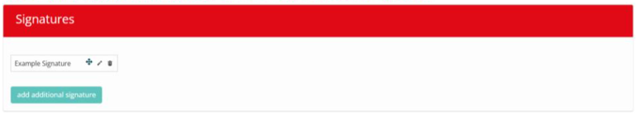 Provision Map new signature