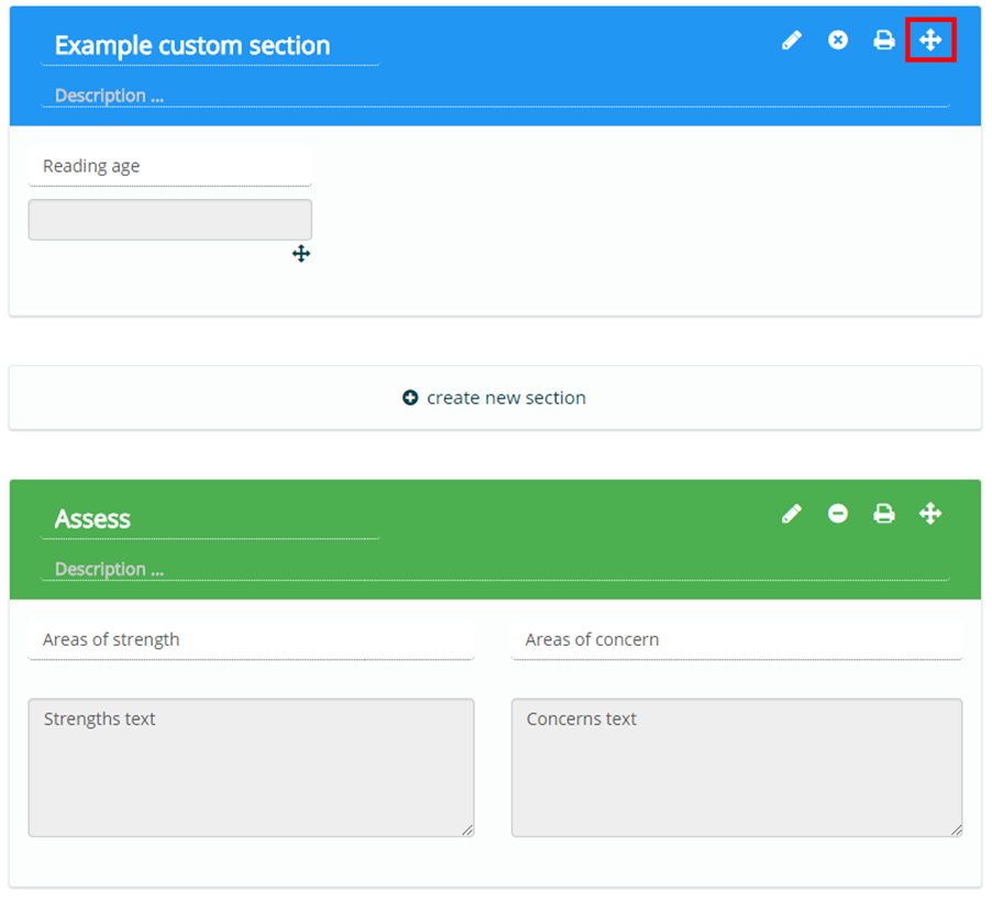 Provision Map move_section