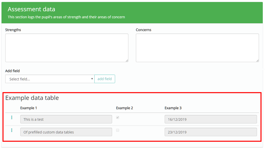 Provision Map prefilled_data_table