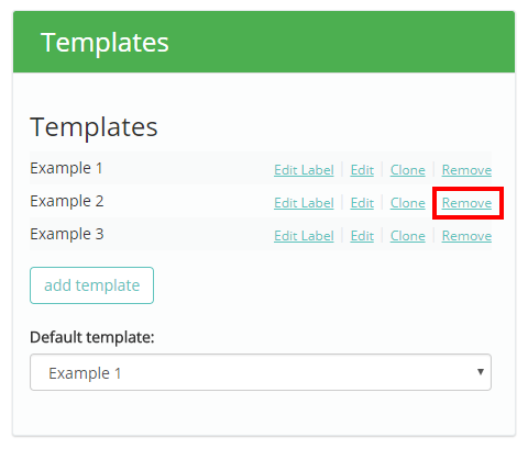 Provision Map remove_template