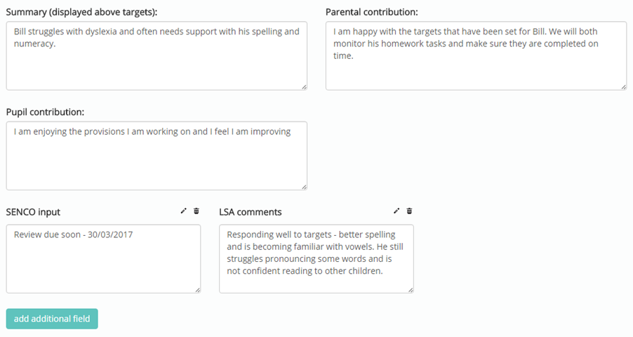 Provision Map plan summary