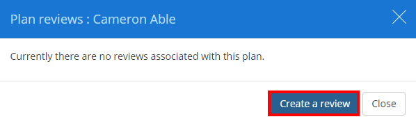 Provision Map create review button