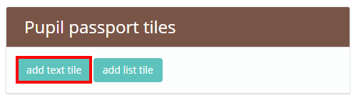 Provision Map add text tile button