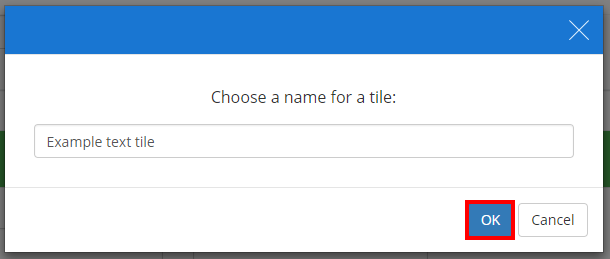 Provision Map text tile popup