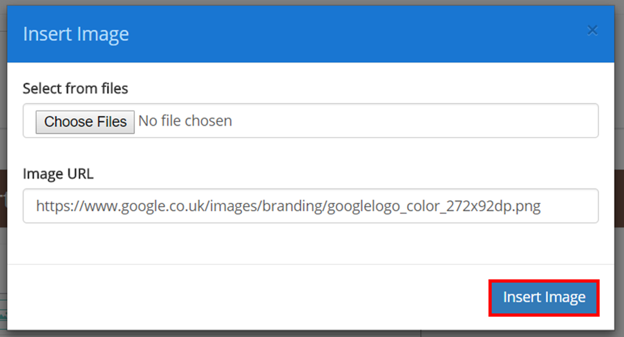 Provision Map insert image popup