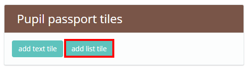 Provision Map add list tile button