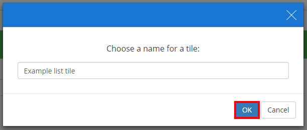 Provision Map list tile popup