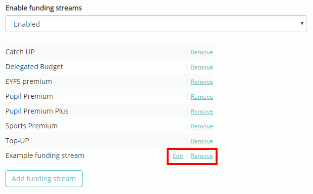 Provision Map added funding stream