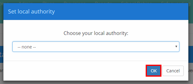 Provision Map choose LA initial setup