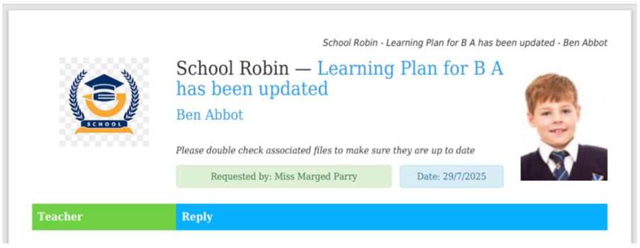 Provision Map School Robin example