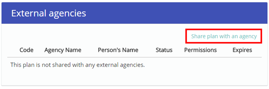 Provision Map share plan button