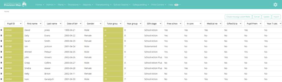 Provision Map import_confirmation_page