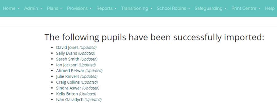 Provision Map import_pupils_confirmation_page