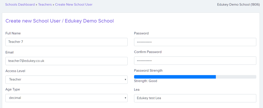 add teacher setup in LAO